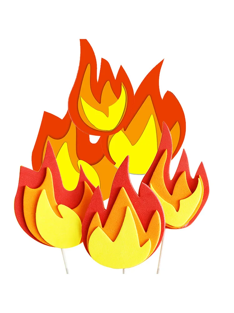Description Picture 6 of itemFireman Birthday Fire Birthday Paper Cake Topper Decoration Firefighter Birthday Fire Department Party Decorations Supplies