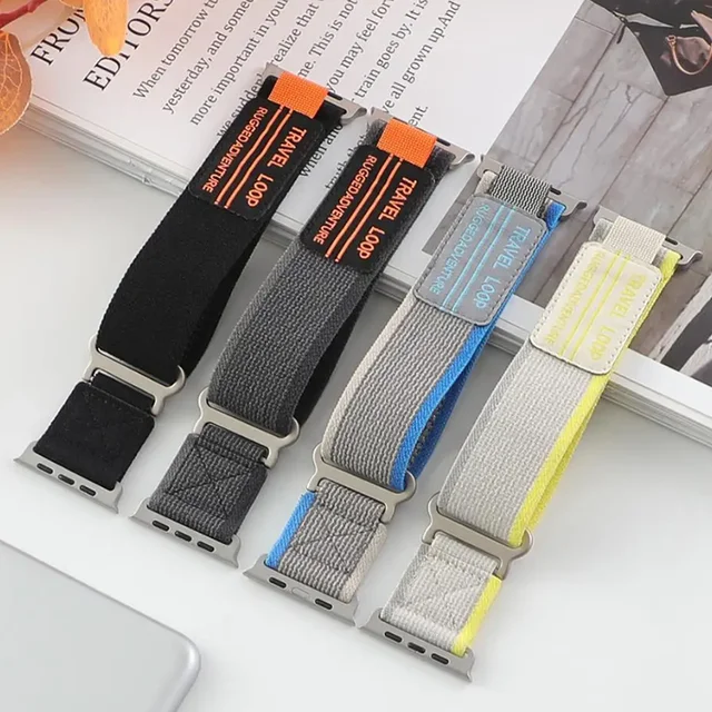 Watch Bands for Apple Watch Band 44mm 45mm Ultra 49mm 40mm 42mm 41mm 38mm 40 44 mm Trail Loop Bracelet Iwatch Series 9 se 8 2