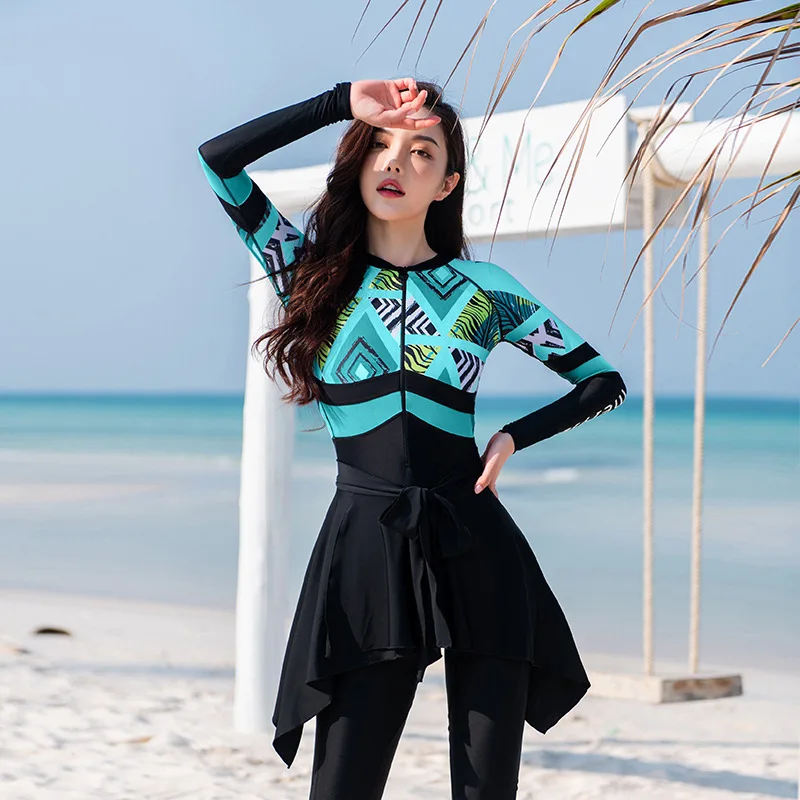 Swimwear Women Modest Full Covered Swimsuit - Image 6