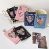 Kpop Idol Photocard Storage Denim Frame with Keychain 3 Inch School Girl Trend Gift Card Holder & Note Holder 1
