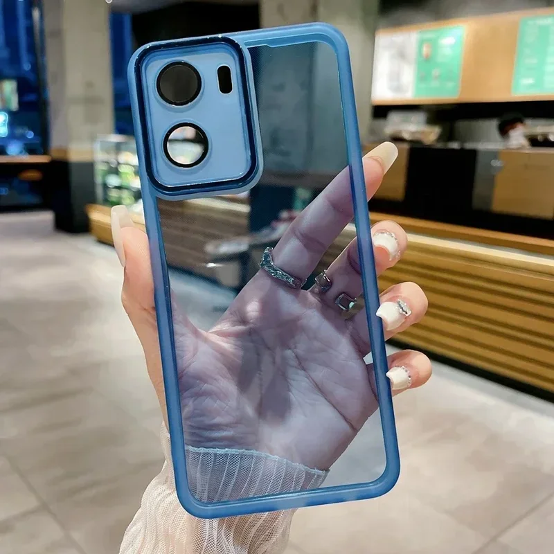 Transparent Soft Case with Camera Lens Film Cover