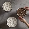 New ceramic high-legged cat bowl with large diameter, anti-choking, slow feeding, anti-knockover, neck-protecting dog bowl, pet 5