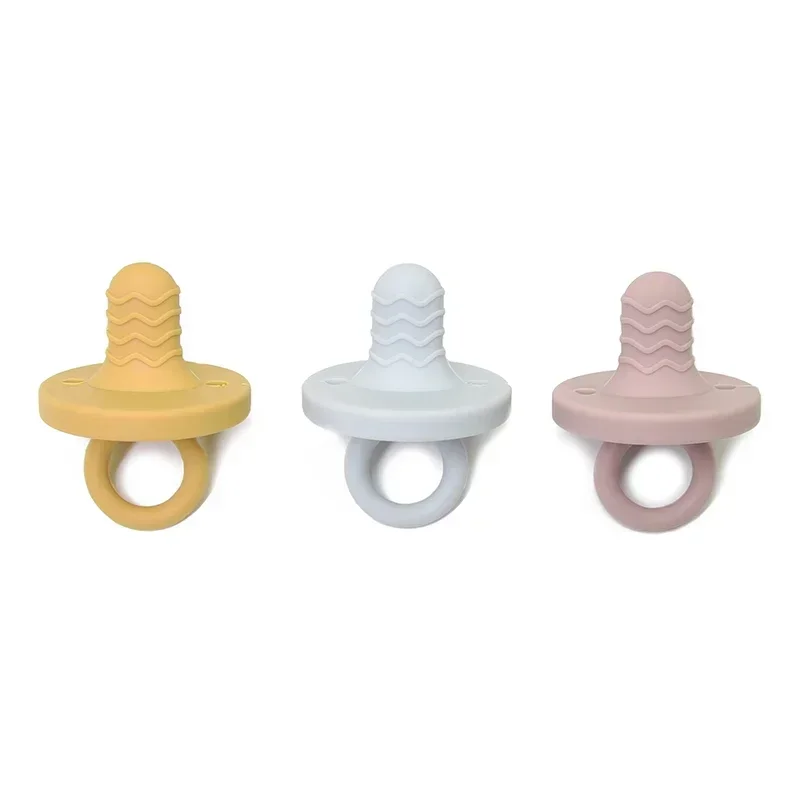 Newborn soft food silicone nipple infant pacifier teether toy BPA free