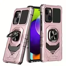 Armor Heavy Duty Case with Magnetic Rotating Ring Holder and Full Coverage Design
