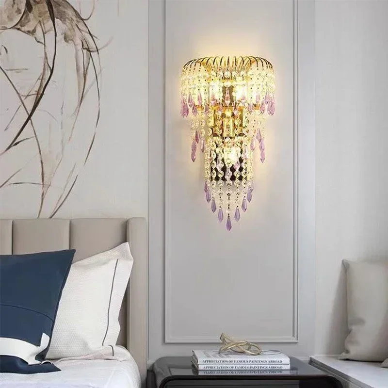 Contemporary Crystal Wall Lamp 4
