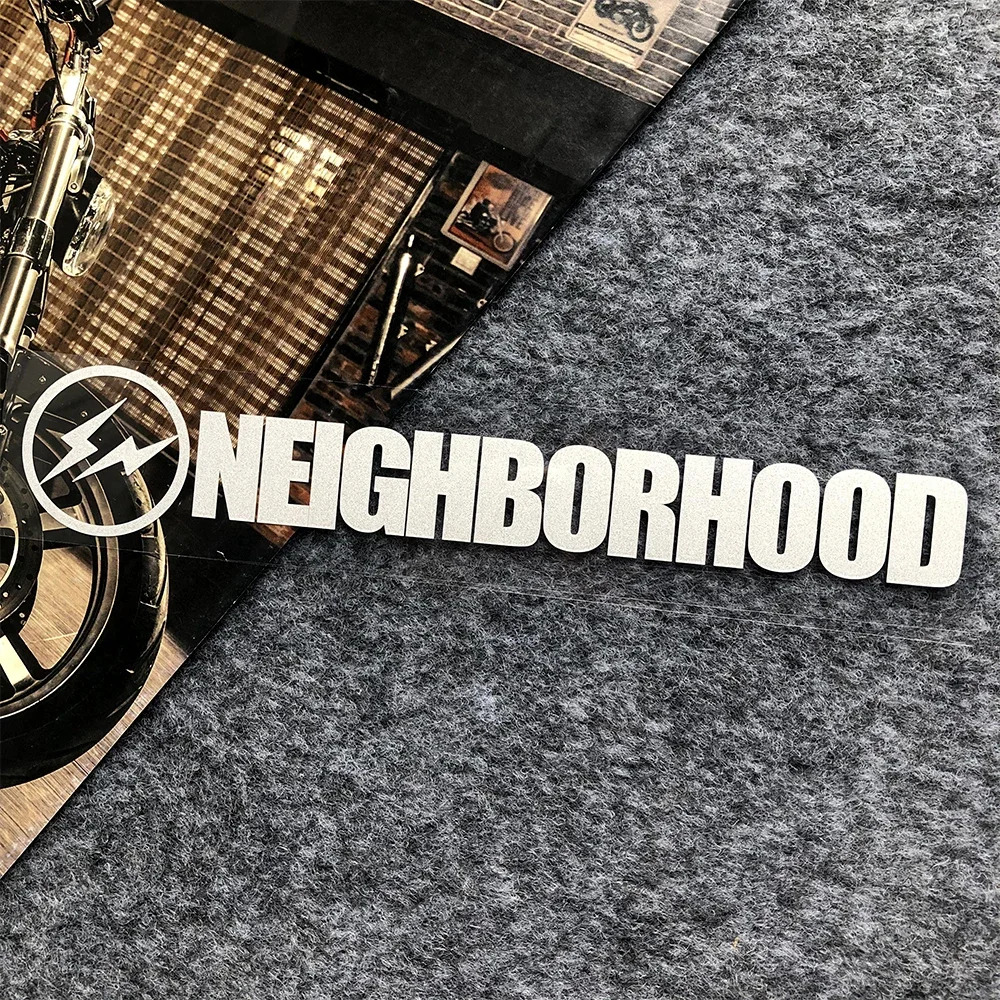 Reflective Lightning Neighborhood Sticker Decals for Vehicles and Motorcycles