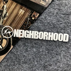 Reflective Lightning Neighborhood Sticker Decals for Vehicles and Motorcycles (Silver)