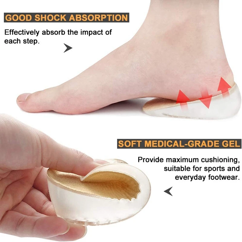 Shoe Inserts Silicone Heel Lifts Yao Height|silicone Height