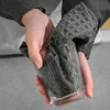 8PCS/Coffee machine rag non-shedding Strong absorbent Waffle rag Coffee machine cleaning cloth Microfiber pineapple rag bar rag 5