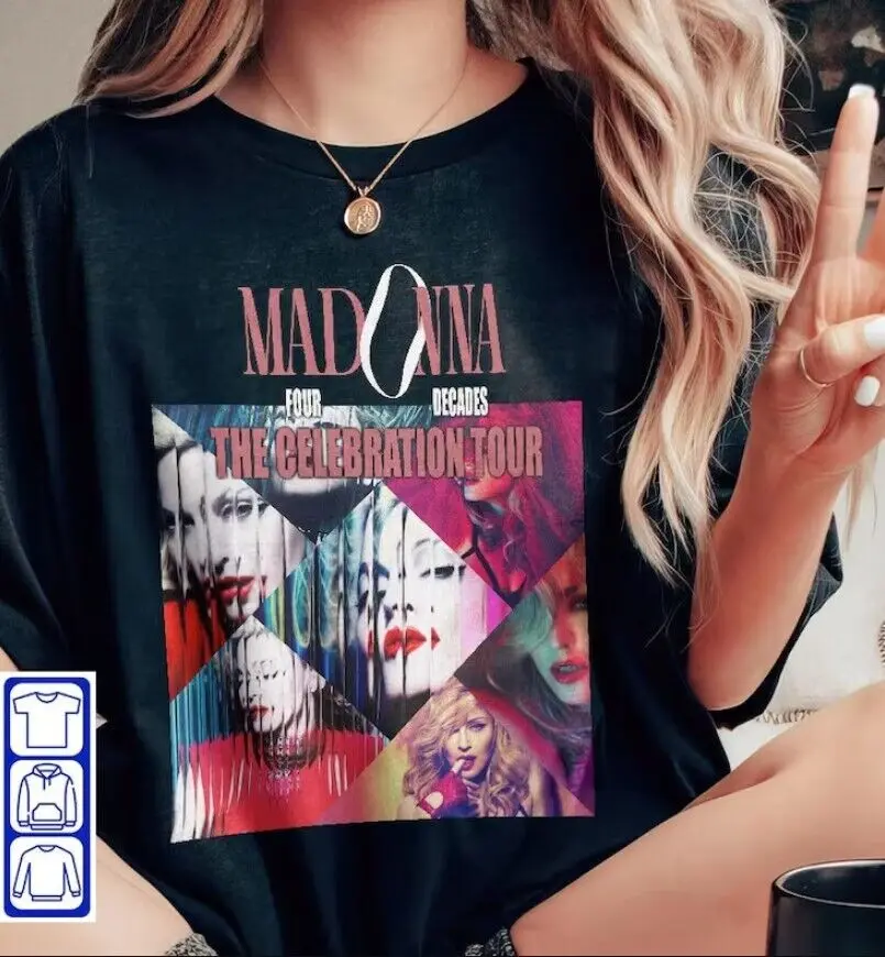 Madonna The Celebration Tour 2023 Shirt, 2023 Madonna Four Deceses Tour Shirt