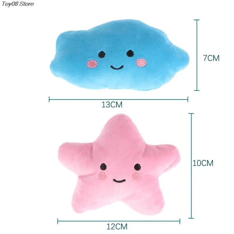 Creative Pillow Plush Cushion Toys,Star Pillow,Plush Toys,Stars And Moon Doll,Cloud Expression,Cute Toys,Nap Pillow Doll for Kids Children Girls