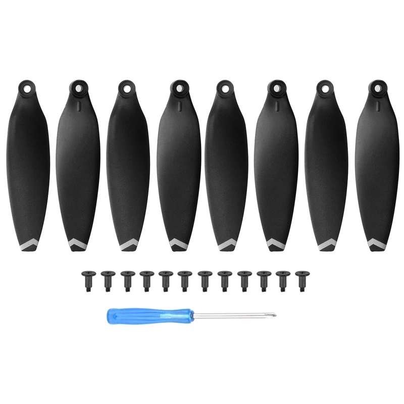 Propellers Kit with Screws & Screwdriver Compatible for FIMI X8 Mini/Pro Low Noise Props Quick Release Drones Accessory