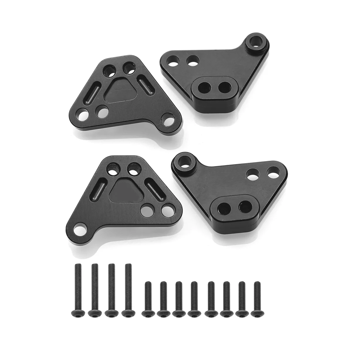 Staffa Di Montaggio Inferiore Dell'Ammortizzatore Anteriore E Posteriore In Metallo Per 1/10 Traxxas Maxx 2.0 V2 89076-4 Widemaxx