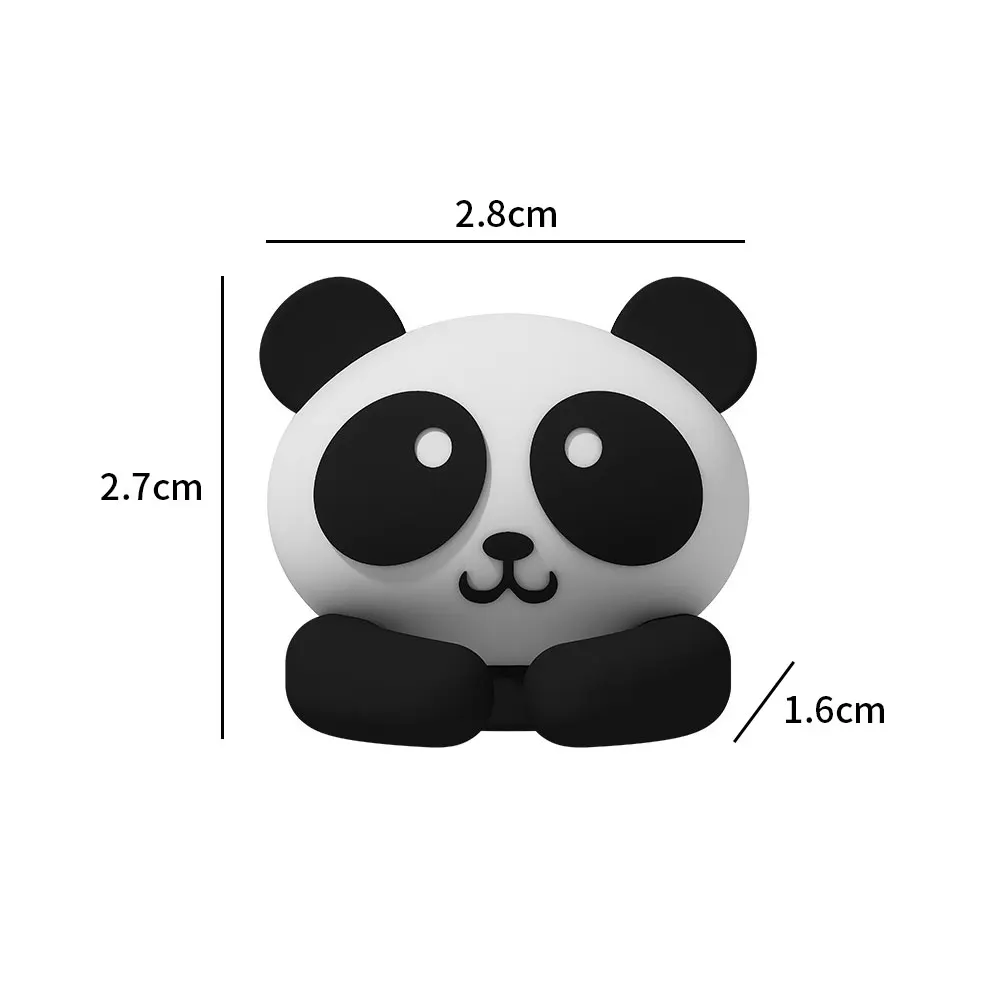 Desktop Cable Organizer Holder Cute Winder Clips Desk Self-Adhesive Mobile Phone Data Cable Management Wire Cord Tidy Holder 2