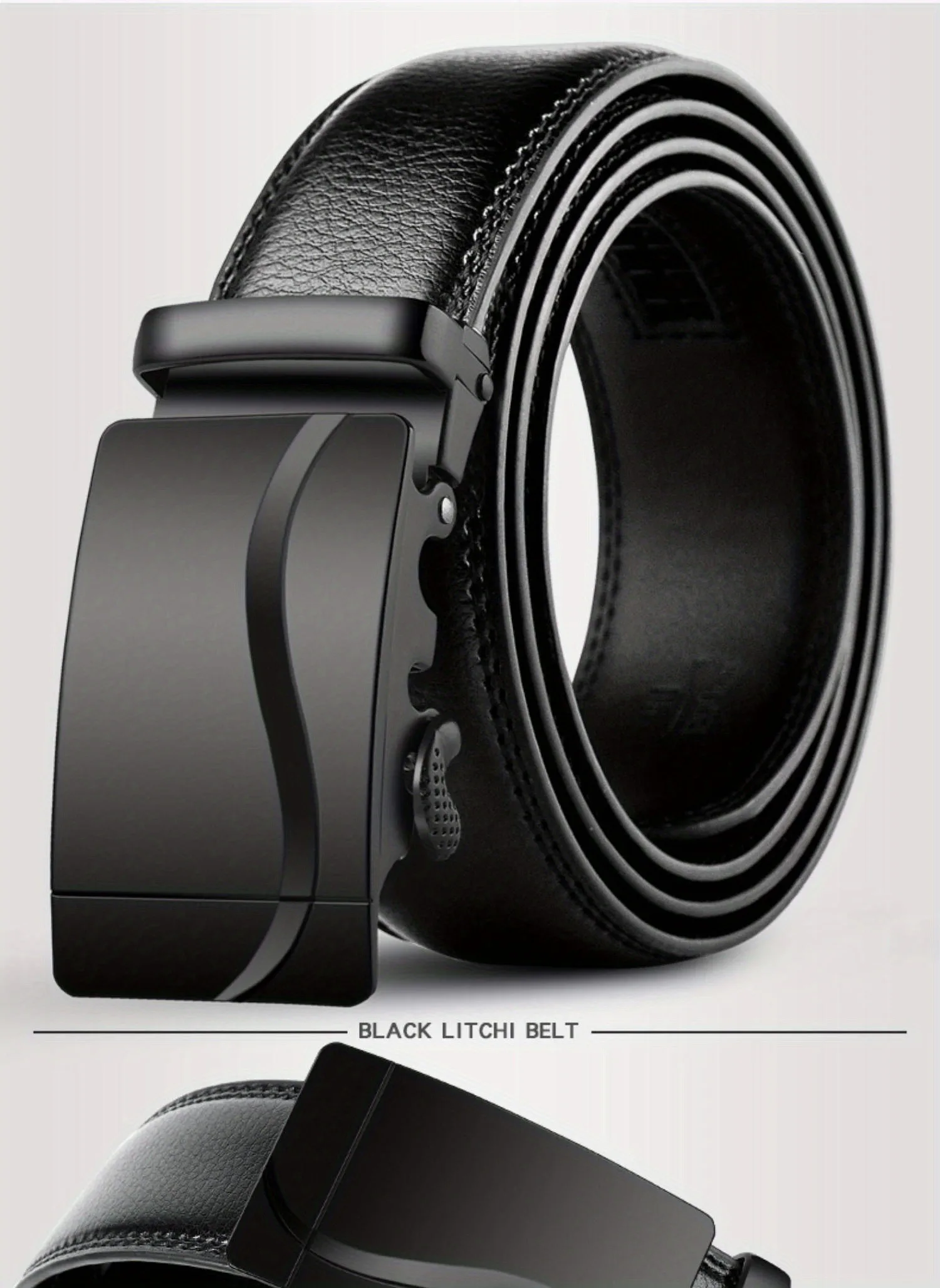 Men Belt Leather Belt Metal Alloy Automatic Buckle Brand Luxury Design Waist Belts for Men Strap Male