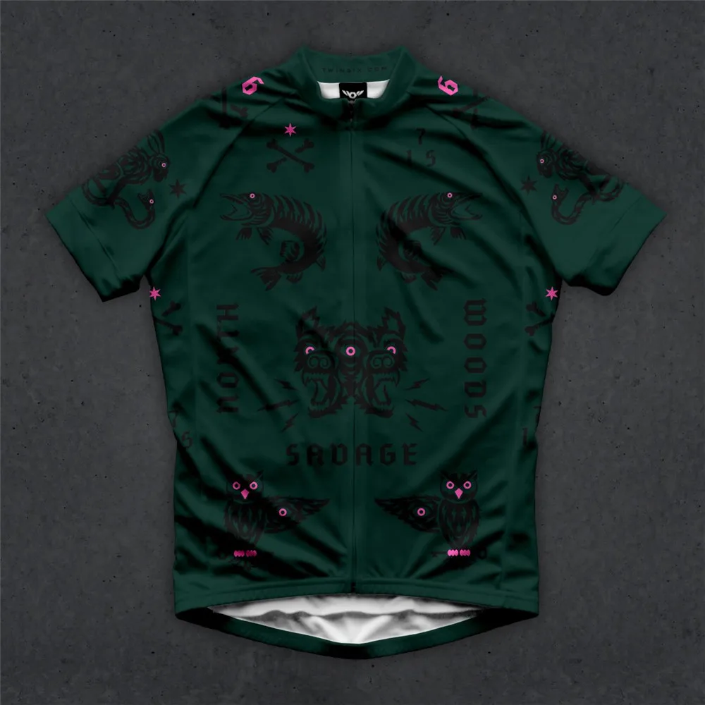 thumbnail image 1 of Ropa de ciclismo de verano para hombre del equipo Twin Six 6, camiseta de ciclismo, ropa para bicicleta de montaña, bicicleta de carretera, triatlón, uniforme de manga corta, 1 of 5