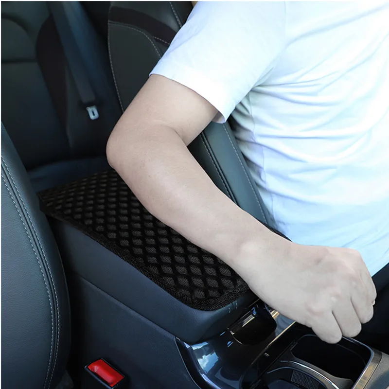 

Leather Car Armrest Mat Universal Interior Auto Armrests Storage Box Mats Dust-proof Cushion Cover Armrest Protector Waterproof