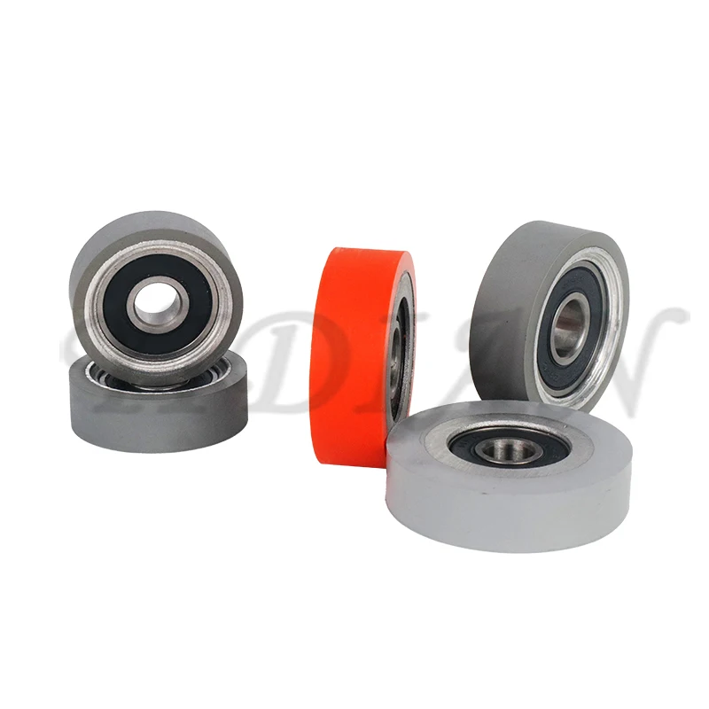 Edge Banding Wheel Durable Snipping Roller Rubber Copying Wheel for Homag Biesse Nanxing KDT Edge Banding Machine 2Pieces