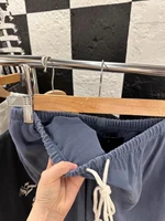 Solid Drawstring Straight Sweatpants Women Autumn High Waist Soft Cotton Trousers Casual Vintage Streetwear Sport Long Pant Y2k - Image 5