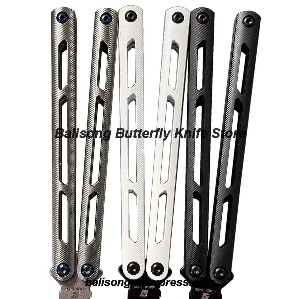バタフライナイフトレーナー ARMED SHARK Tsunami チタニウム Armed Shark Balisong Tsunami Titanium Alloy Butterfly