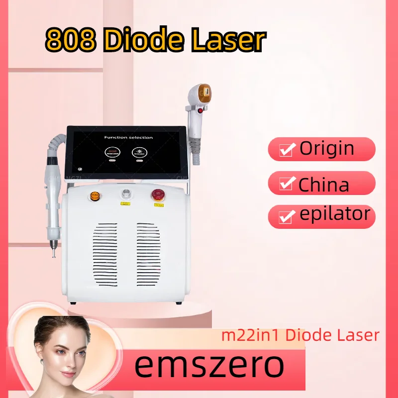 Portable 808nm 2-in-1 Picosecond Laser Hair Removal Machine