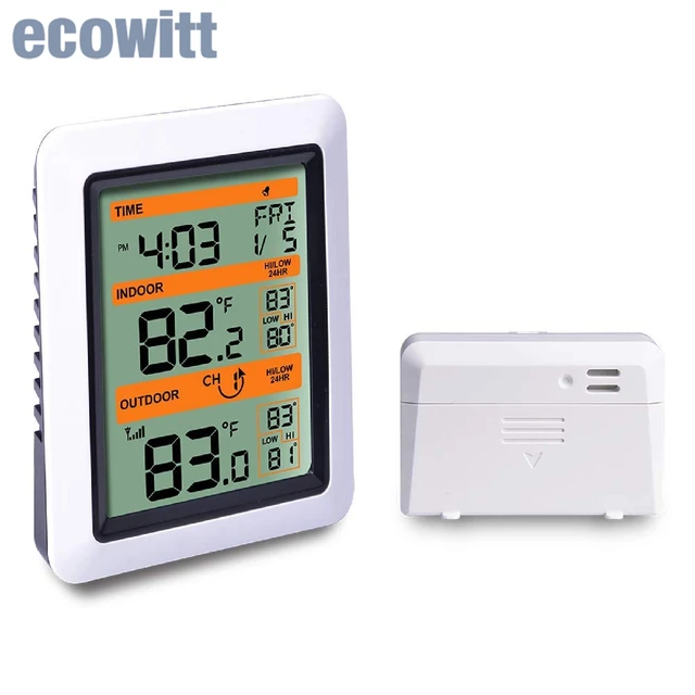433mhz wireless indoor outdoor thermometer remote