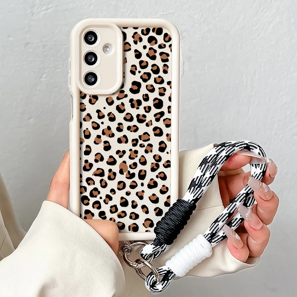 Leopard Print Lanyard Case - Elegant and Durable Design