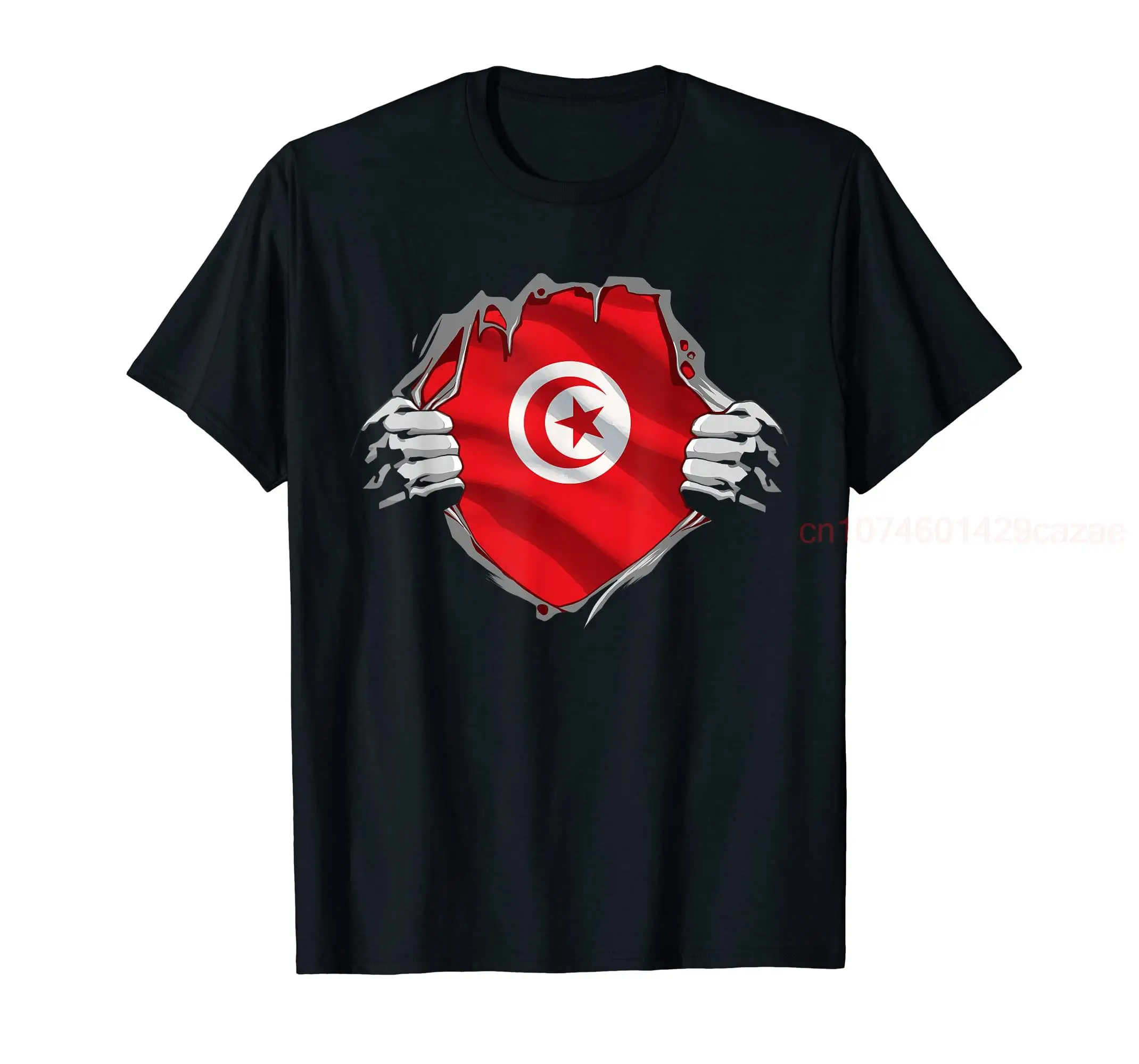 

100% Cotton Super Tunisian Heritage Proud Tunisia Roots Flag T-Shirt MEN WOMEN UNISEX T Shirts Size S-6XL