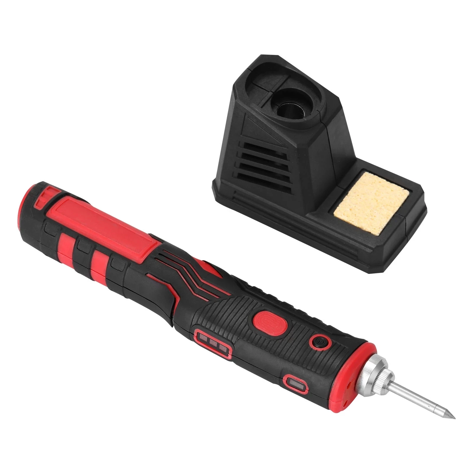 480℃ 8W Wireless Soldering Iron Portable USB Rechargeable Cordless Electric Solde Iron Kit with Bright LED Light Household Tool 480℃ 8w wireless soldering iron usb rechargeable electric soldering iron kit with bright led light portable household appliances