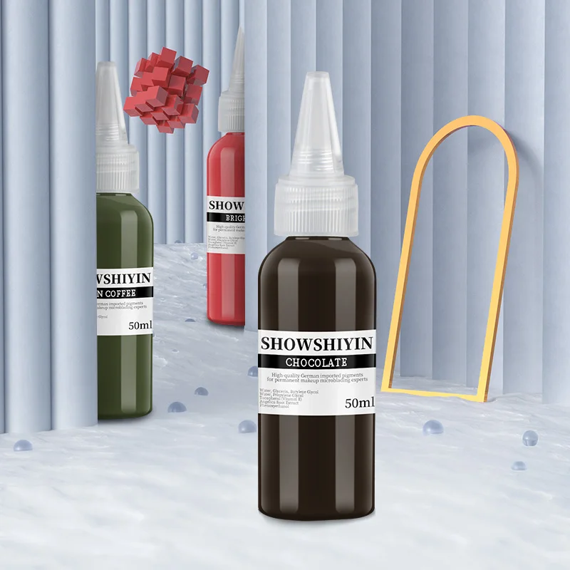 

50 мл, полуперманентный макияж, тату-чернила, микроблейдинг, пигменты, OEM Pmu машинка для макияжа, частная жидкость для бровей, подводка для глаз