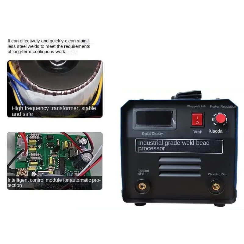 Brush Weld Bead Processing Machine Stainless Steel Black Spot Weld Seam Argon Arc Weld Bead Welding Spot Quick Cleaning Polisher 5
