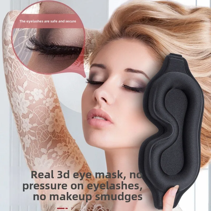 Sleep mask Eye mask Stereoscopic Sleep Eye Mask Sleep Blackout Double sided Lycra Breathable Minimalist Aviation Eye Mask