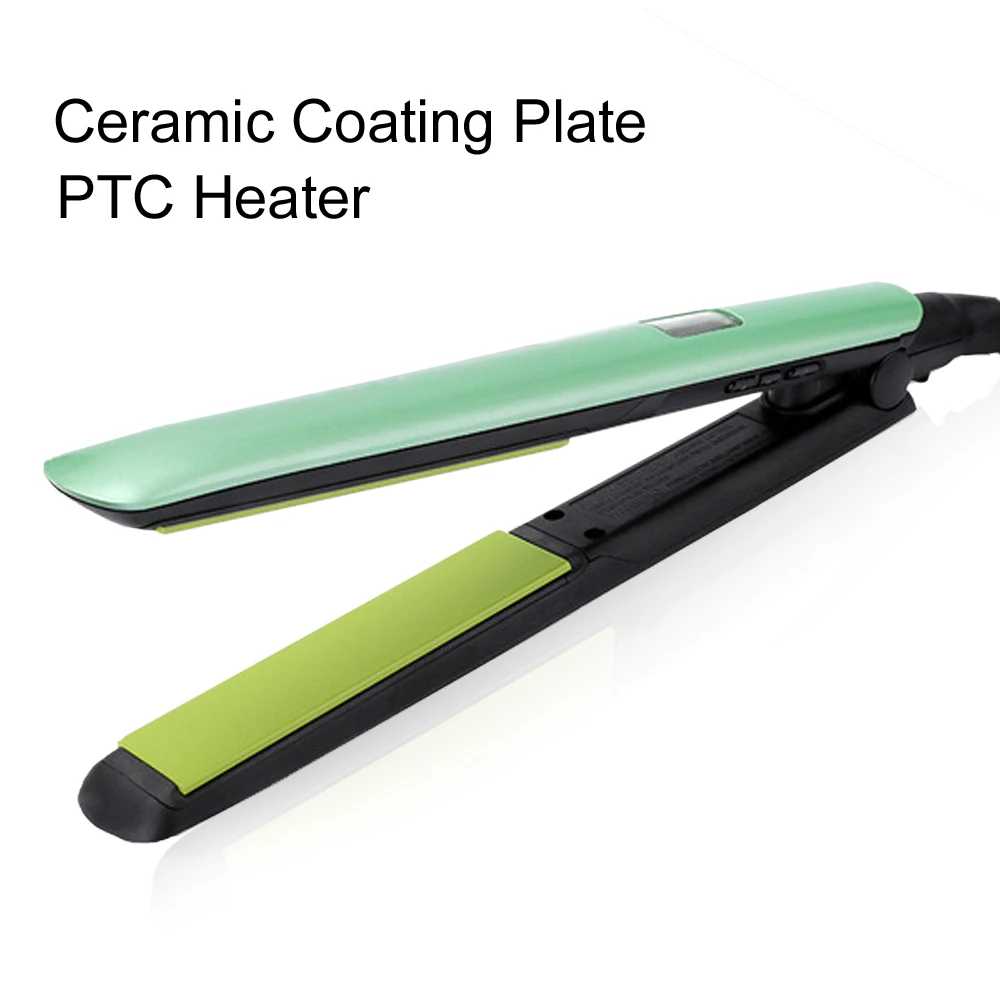 2 In 1 Hair Straightener Curler Professional Flat Iron Ceramic Coating Plate 230&deg;C Fast Heating Hair Styling Tool Dual Voltage