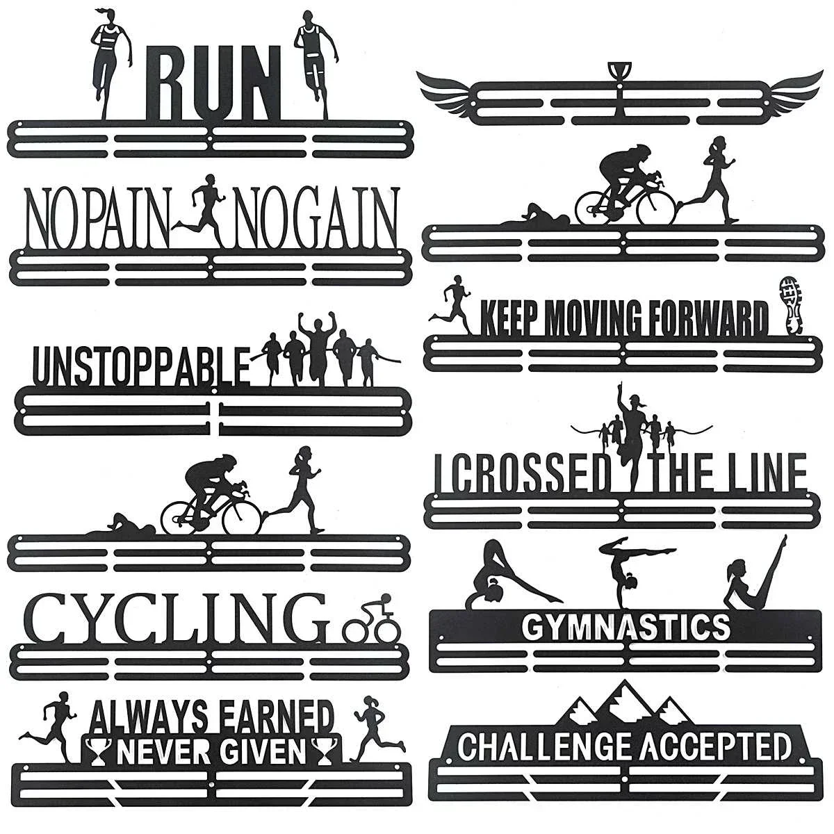 Athletic Achievement Medal Display Hanger Rack