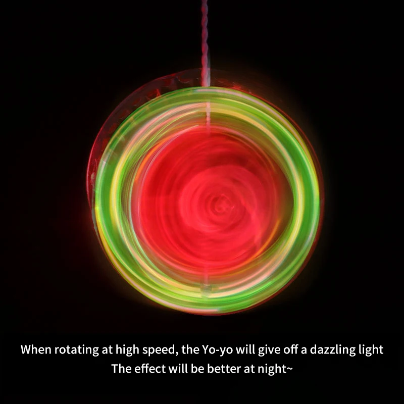 Creative Fashion Children Entertainment Game Classic Mini Plastic LED Yoyo Ball Sports Toy For Kids Gift yoyo ball