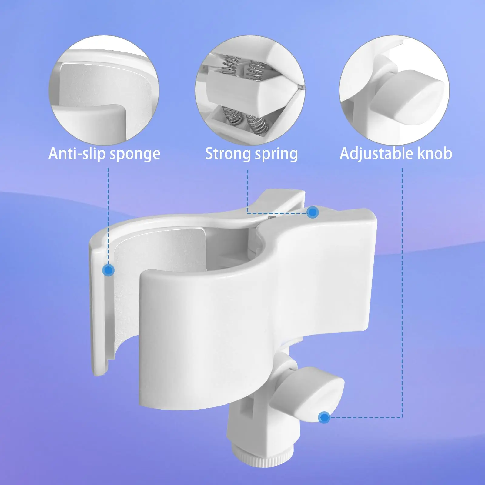 녹음 스튜디오용 조절 가능한 마이크 홀더 클립 콘덴서 마이크 AT2020 AT2035 K669(5/83/8 나사 어댑터 포함)