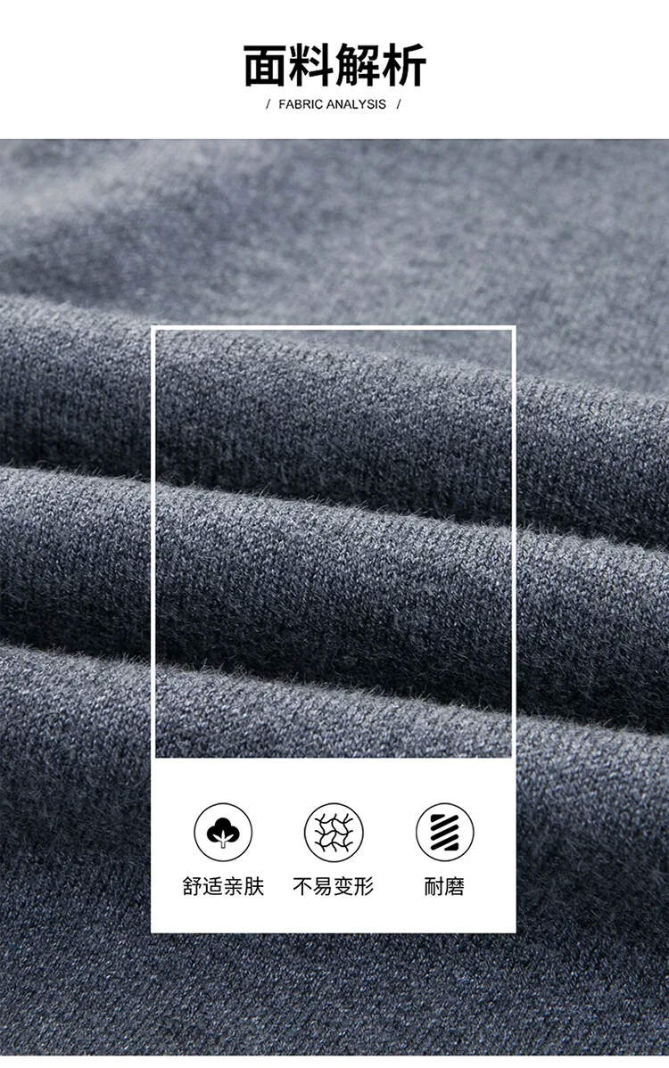 Description Picture 4 of itemMen Wool Coats Vest Extra Thick Velvet 2024 Autumn Winter Knitted Father's Man Single Breasted Sleeveless Sweater Cardigan