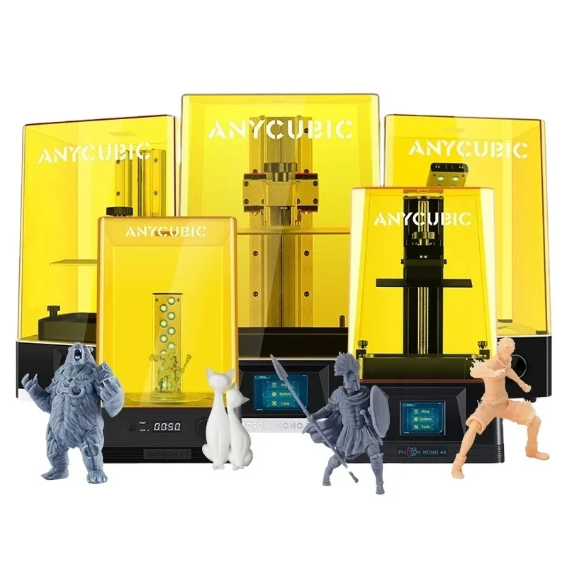 

ANYCUBIC Lcd Photon Mono 4k 6k 12K Photon M3 Max M5 Resin Imprimante Printing Impresora 3d Printer and D2 with Wash