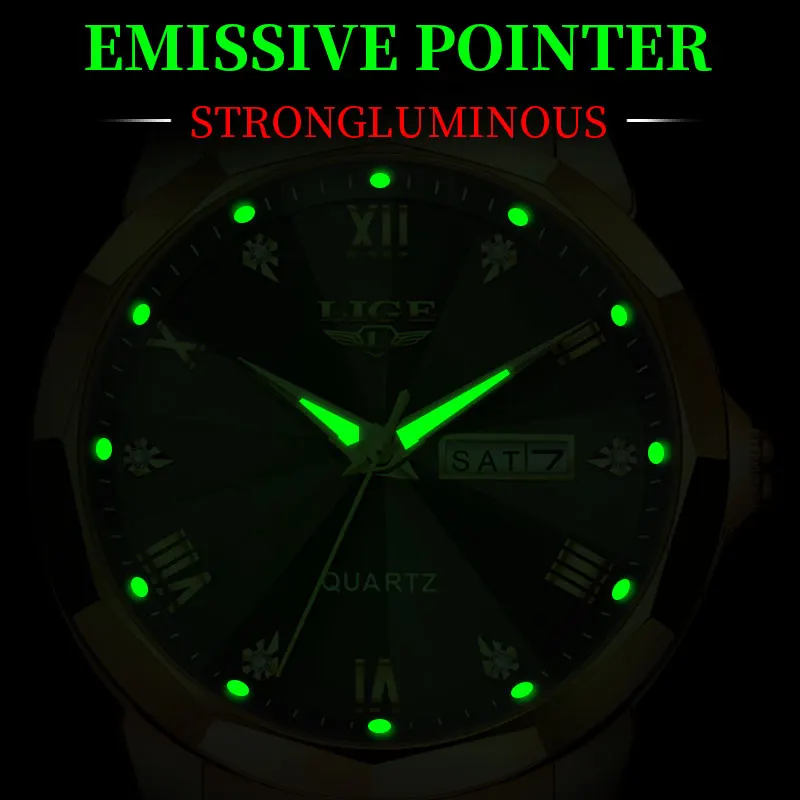 LIGE New Waterproof Watch For Women Top Brand Luxury Women Watch Fashion Military Sports Quartz Chronograph Relogios Feminino