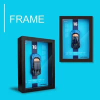 1:32 Photo Frame Version Alloy Metal Sports Car Model Simulation Racing Car Model 3D Hanging Painting Kids Toys Gifts Decoration 2