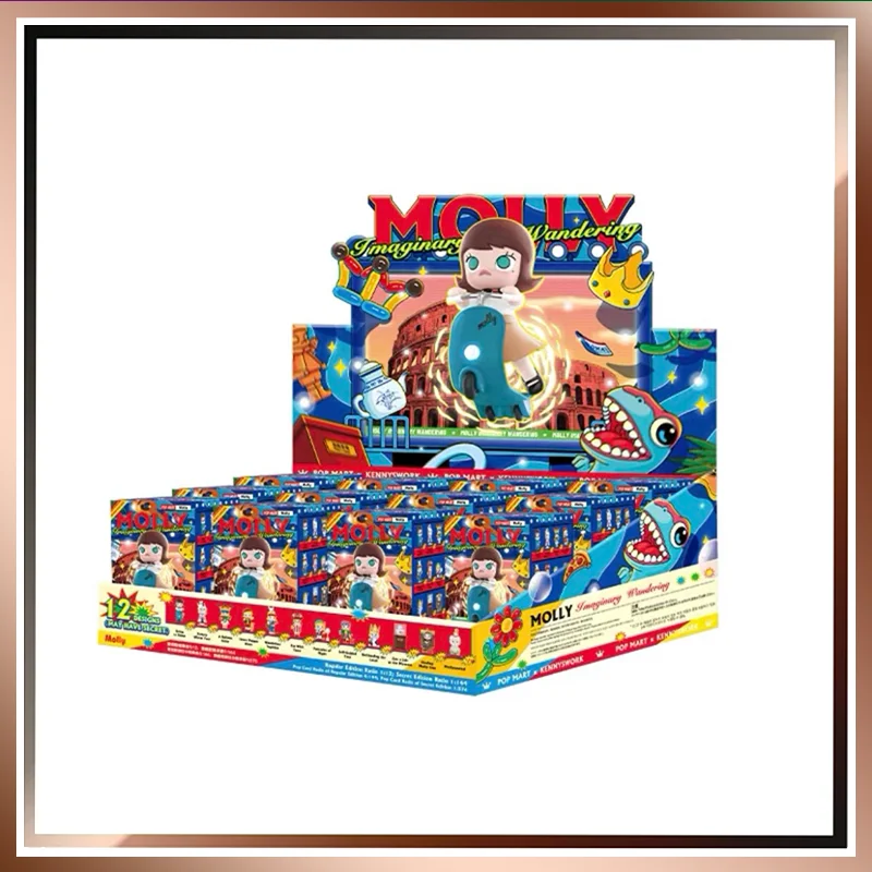 

Molly Illusion Adventures Series Blind Box Kawaii Mystery Box Collection Office Desktop Room Decoration Christmas Birthday gifts
