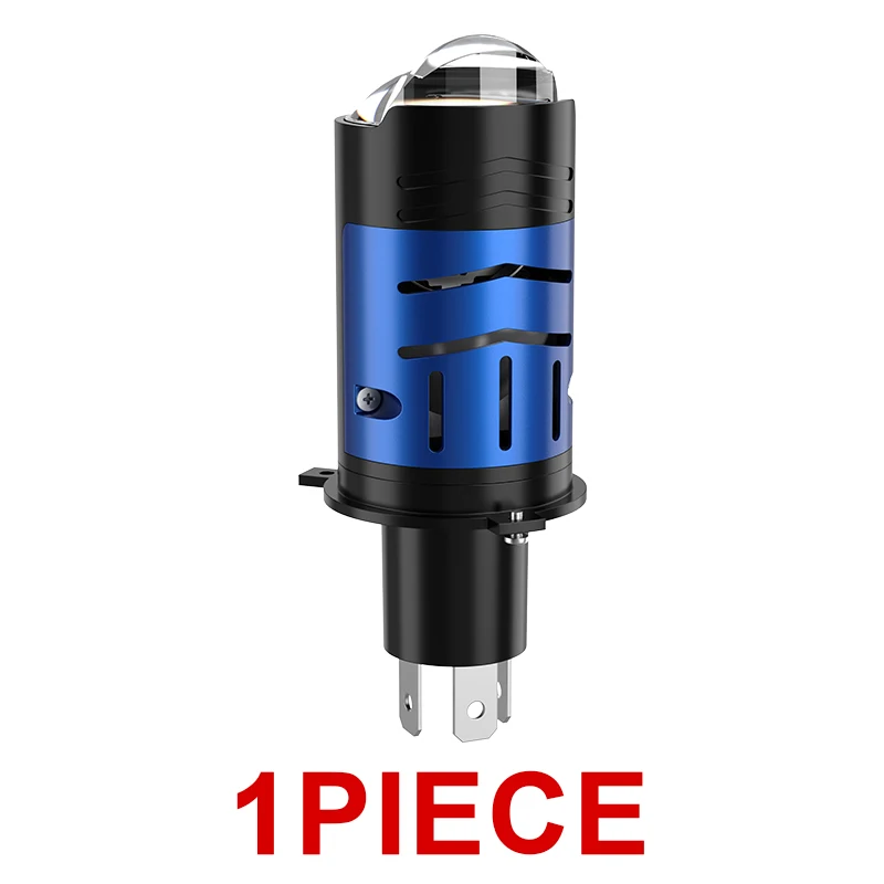 Enhanced LED Projector Headlight Bulb - Ultra-Bright, High/Low Beam, Plug & Play, 12V, 6000K