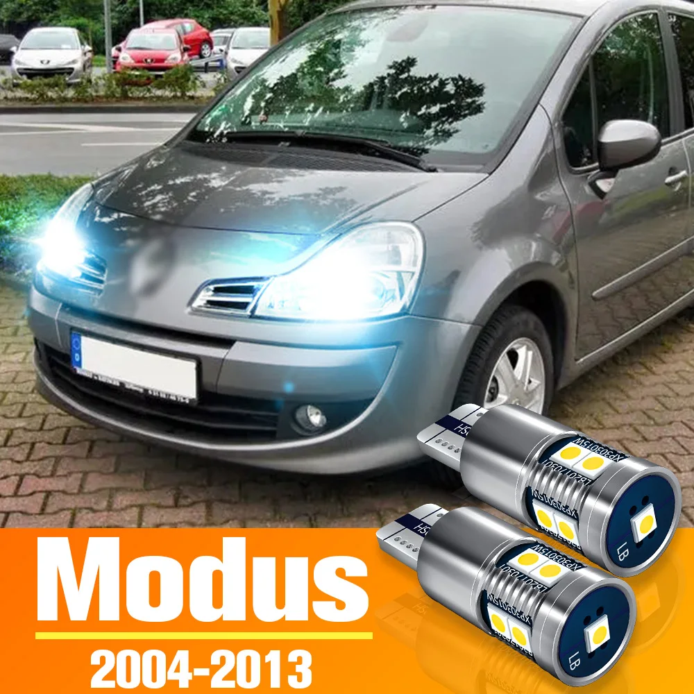 2pcs LED Parking Light Clearance Bulb Accessories For Renault Modus 2004 2013 2005 2006 2007