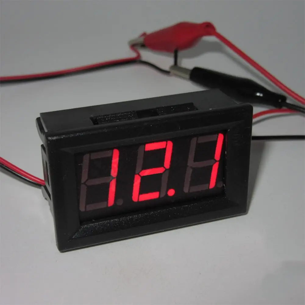 

0-100V 10A Digital Voltmeter Ammeter LED Amp Dual Digital Volt Meter Gauge LED Display Voltage Detector Current Meter Panel