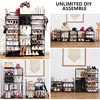 9-Tier Metal Shoe Rack - Holds 50-55 Pairs, Tall Storage Shelf for Shoes, Boots, Entryway, Closet, Garage 5
