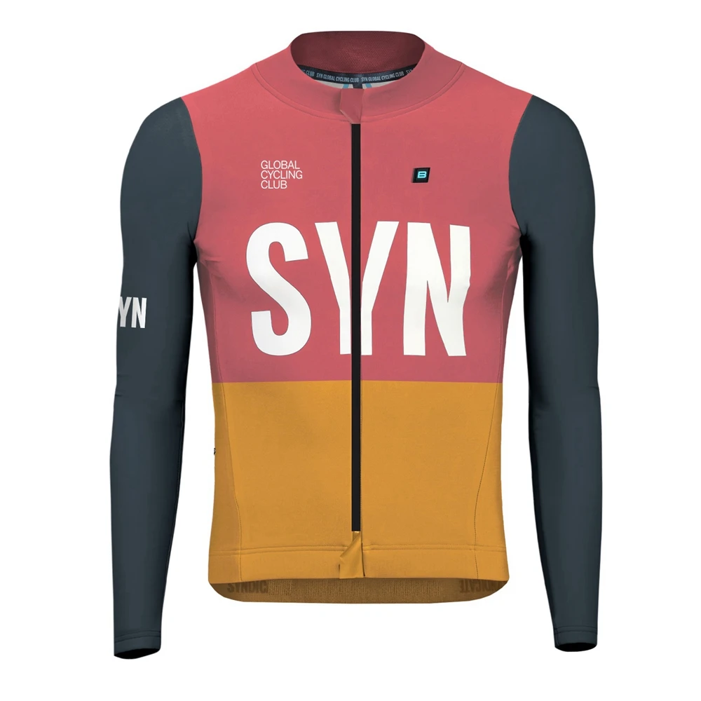 New Style SYN Team Cycling Jersey men 2025 SPring Summer SYNDICATE  Long sleeve Jersey Bicycle Sports Riding Bicycle Shirts 2