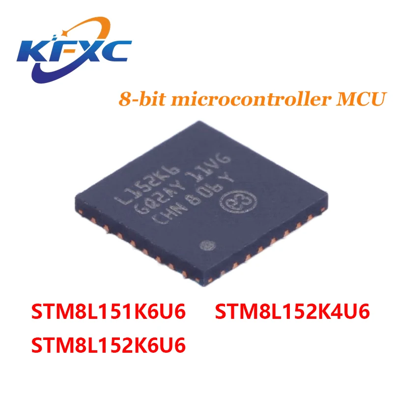 

New STM8L151K6U6 STM8L152K4U6 STM8L152K6U6 STM8L151K6 STM8L152K4 STM8L152K6 STM8L151 STM8L152 STM8L STM8 STM IC MCU Chip QFN-32