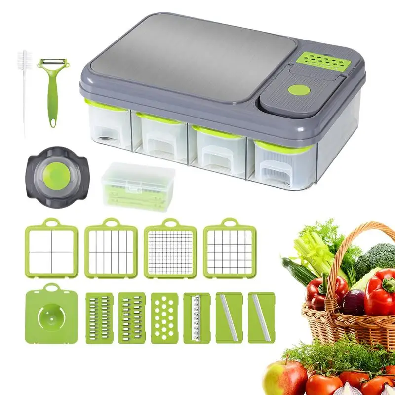 

Multifunctional Vegetable Slicer Cutter Chopper Mannual Slicer Drain Basket radish potato peeling diced shreds Kitchen Tools