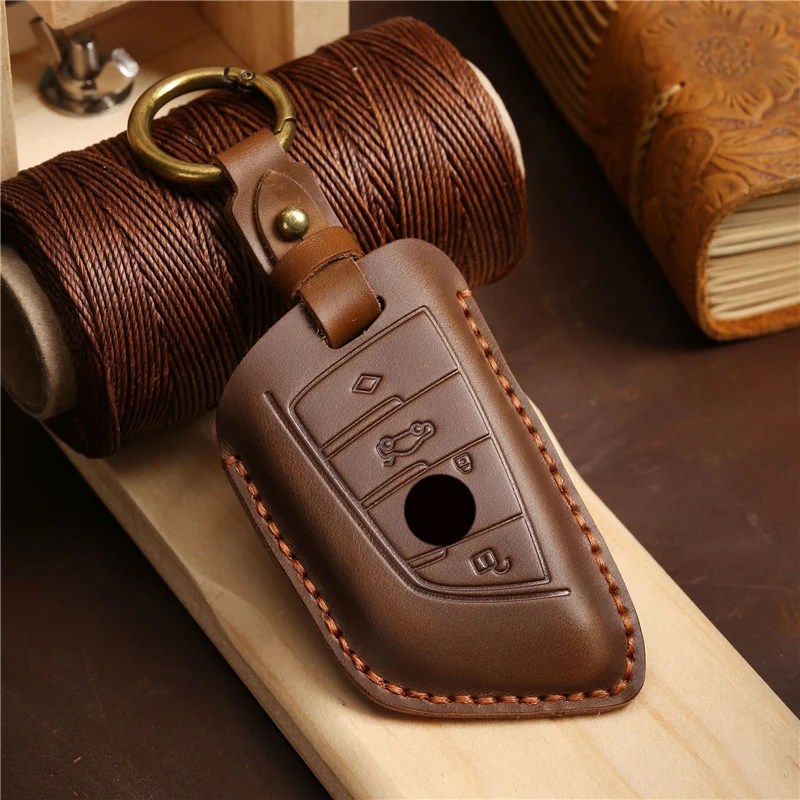 Car Key Case Cover Key Bag For Bmw F20 G20 G30 X1 X3 X4 X5 G05 X6 Accessories Car-Styling Holder Shell Keychain Protection