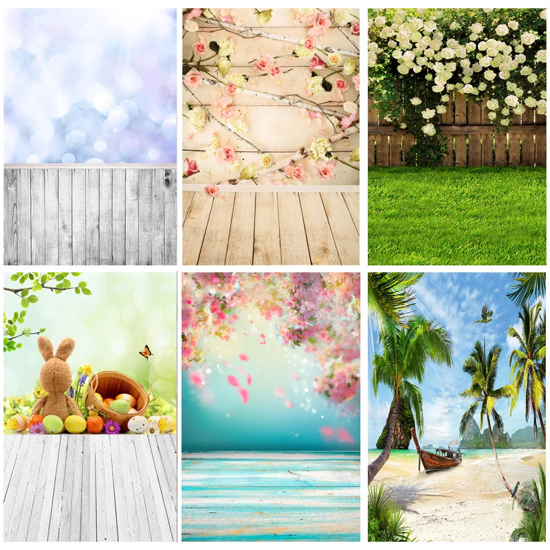 SHENGYONGBAO Art Fabric Photography Backdrops Props Flower Board Festival Party Theme Photo Studio Props  ZLST-01 shengyongbao easter eggs photography backdrops for photo studio props spring flowers meadow child photo backdrops 1911 cxzm 11